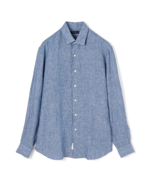 トゥモローランド(TOMORROWLAND) リネン セミワイドカラーシャツ