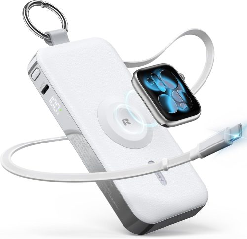 RORRY 12000mAh キーチェーン型モバイルバッテリー 30W D3