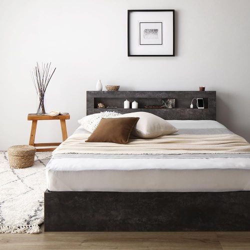 ラシク(RASIK) ホテルスタイルベッド LED照明・引き出し収納付き Rizon ライゾン