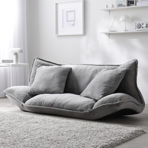 ラシク(RASIK) リクライニングフロアソファ Flumie フルーミー 2人掛け