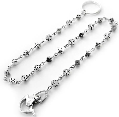 ビニッチ(Binich) ダイスリンク ウォレットチェーン シルバー アクセサリー