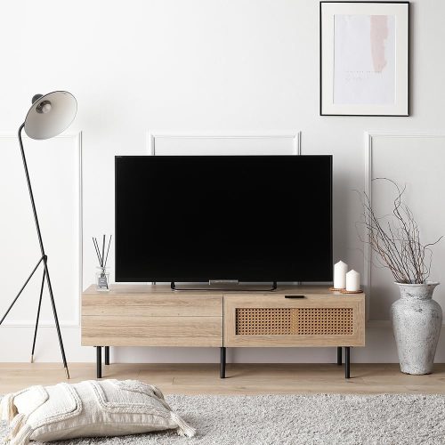 ラシク(RASIK) ラタン調テレビボード 幅120cm WEAVA ウィーヴァ