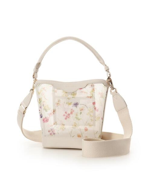 サマンサタバサ(Samantha Thavasa) フラワーモチーフチュール ワンハンドルバッグ