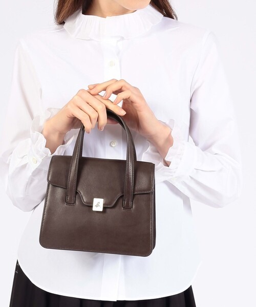 アニエスベー(agnes b) レザー2wayハンドバッグ miyuki