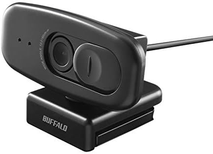 バッファロー(BUFFALO) マイク内蔵200万画素WEBカメラ 広角120°モデル BSW500MBK