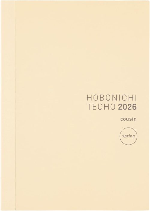 ほぼ日 手帳本体カズン A5 1日1ページ 4月 月曜はじまり
