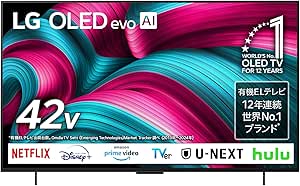 LGエレクトロニクス(LG Electronics) 42V型 4K有機ELテレビ OLED42C5PJA