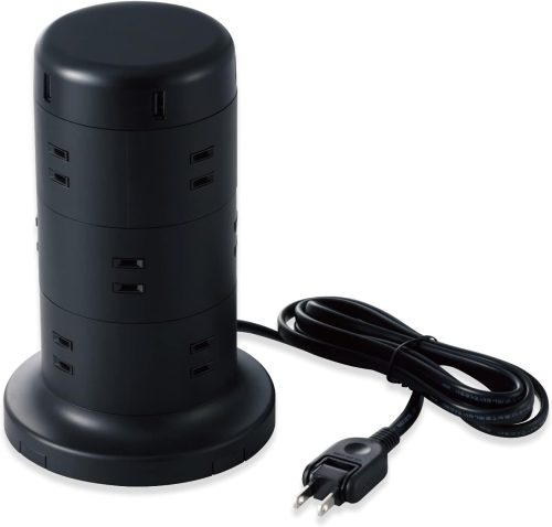 エレコム(ELECOM) タワー型12口タップ2m TT-U02-1220