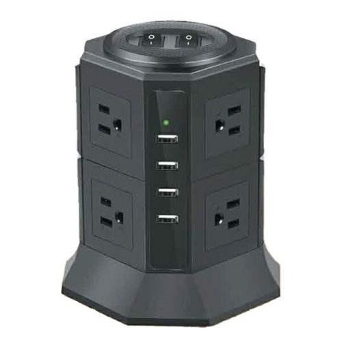 音光 タワー型電源タップ NKQ-TTAP211