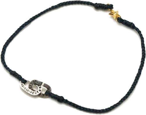 アンプジャパン(amp japan) Braid Waxed Cord Anklet Star&Puzzle