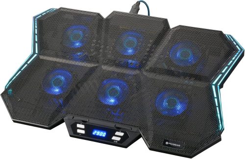 オーム電機(OHM) PCGEAR 大小 カジノ バカラパソコンクーラー 6ファン PC-SCRGB-K 01-0045