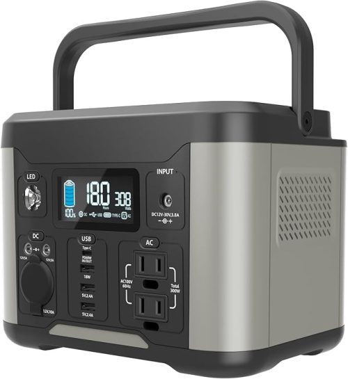 多摩電子工業 ポータブル電源300W TL127GY-KW