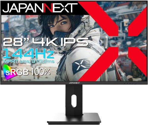JAPANNEXT 28 IPSパネル 144Hz対応 4Kゲーミングモニター JN-IPS28G144U-HSPC6