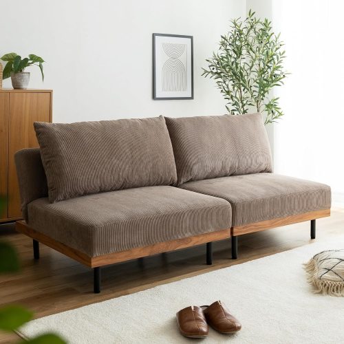 家具350 Ridley リクライニングコーデュロイソファ 118046