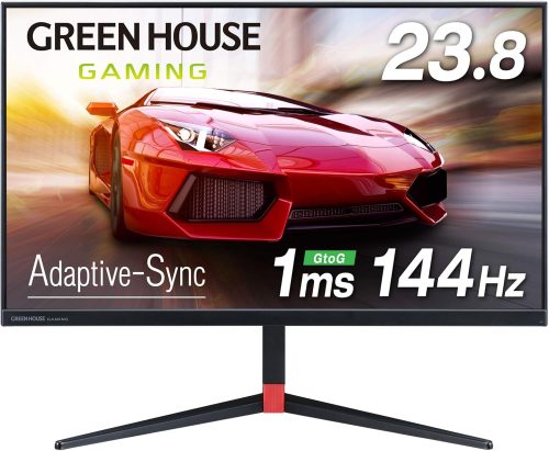 グリーンハウス(GREEN HOUSE) 23.8型ゲーミングディスプレイ GH-ELCG238A-BK2