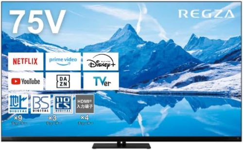 TVS REGZA タイムシフトマシン搭載4K Mini LED液晶レグザ Z8 series 75Z870N