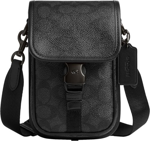 コーチ(COACH) リーグ フォーン クロスボディ バッグ・シグネチャー キャンバス