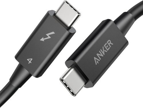 アンカー(ANKER) USB-C & USB-C Thunderbolt 4 100W ケーブル 0.7m A8859011