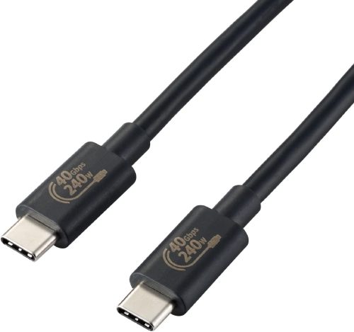 エレコム(ELECOM) USB4ケーブル USB4-CCPE10NBK