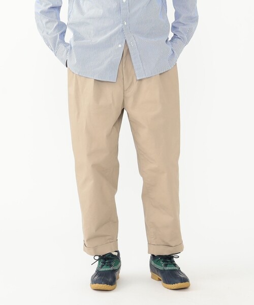 ビームスプラス(BEAMS PLUS) 2 Pleats Tapered Twill