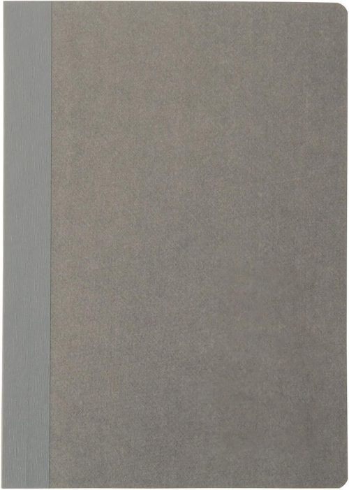 無印良品 上質紙 フラットに開くノート A6 横罫縦ドット 80枚 ライトグレー 02469238