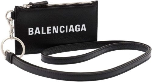 バレンシアガ(BALENCIAGA) Cash カードケース付きキーリング