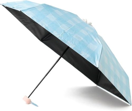 レイビームス(Ray BEAMS) フラワー チェック 晴雨兼用 折りたたみ傘