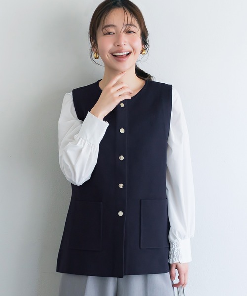 コカ(coca) 金ボタンニットベスト
