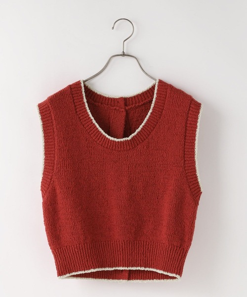 ローリーズファーム(LOWRYS FARM) ハイショクバックボタンベスト