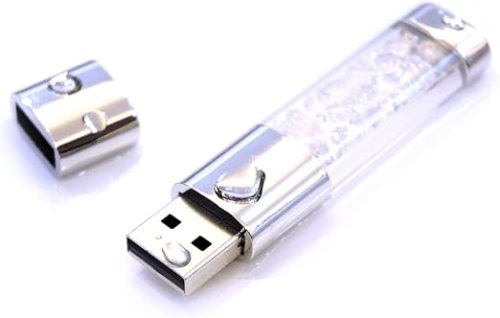 VVRUIER USBメモリ ストーンクリスタルLEDライト