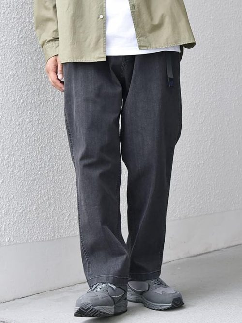 グラミチ(GRAMICCI) SHIPS any別注 オーガニックコットン ルーズテーパード ストレッチ デニム パンツ