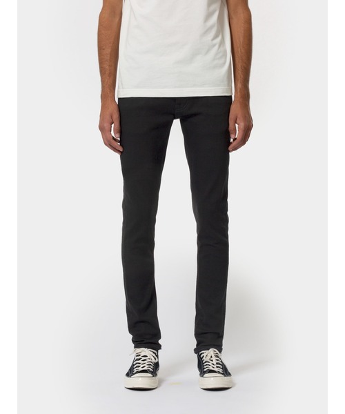 ヌーディージーンズ(Nudie Jeans) Tight Terry Ever Black スキニー ジーンズ レングス30