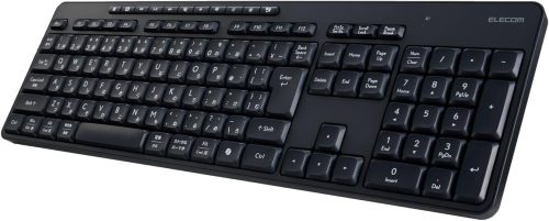 エレコム(ELECOM) 2.4GHz静音フルキーボード TK-QT11FDM