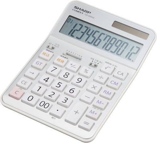 シャープ(SHARP) 実務電卓 セミデスクトップタイプ CS-S952C-X