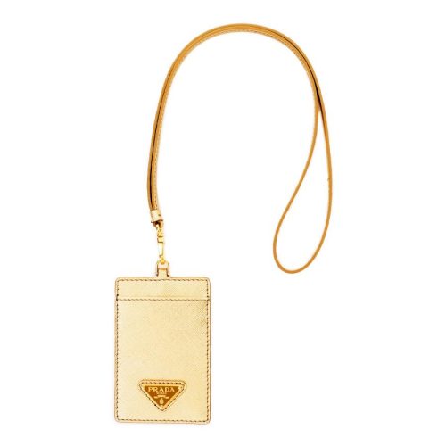 プラダ(PRADA) SAFFIANO NECK CARD HORDER