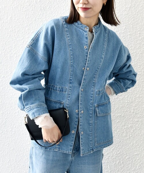 シップスエニィ(SHIPS any) デニム ワーク ジャケット SHIPS any DENIM