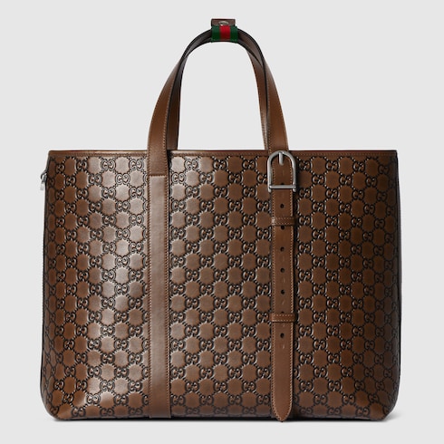 グッチ(GUCCI) GGエンブレム ミディアム トートバッグ