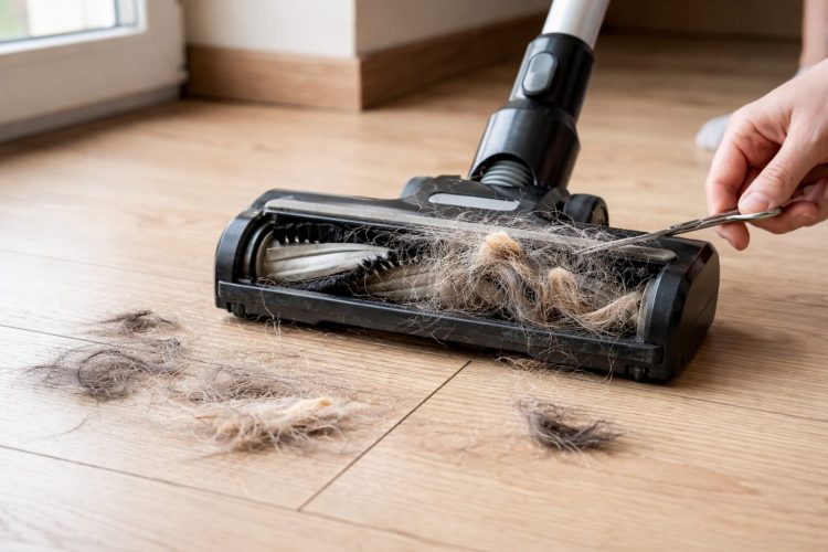 第3位 毛が絡みにくいブラシ設計:ブラシへの毛絡みは手間の問題だけではない!「吸引力の致命的なロス」にも繋がる