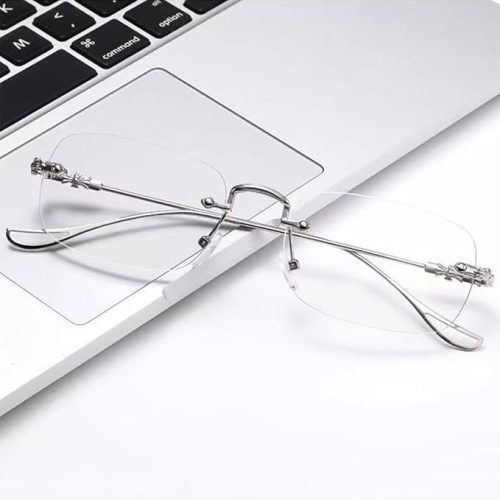 88flix 伊達眼鏡 リムレスメガネ