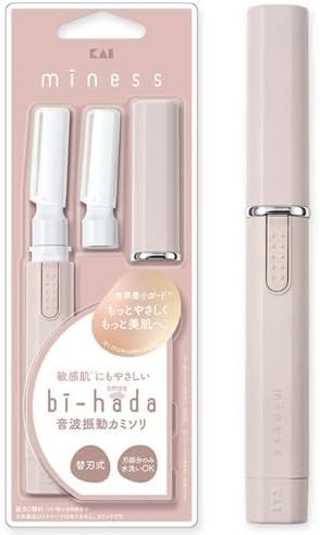 貝印 miness bi-hada ompa L ホルダー替刃2個付