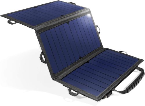 エレコム(ELECOM) 21W モバイルソーラー充電器 MPA-S01