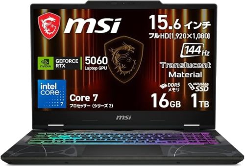 エムエスアイ(MSI) Cyborg-15-B2RWFKG-7851JP