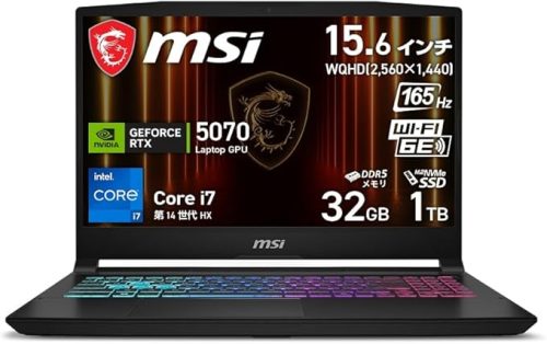 エムエスアイ(MSI) Katana-15-HX-B14WGK-1063JP