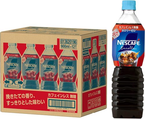 ネスカフェ エクセラ ボトルコーヒー カフェインレス無糖