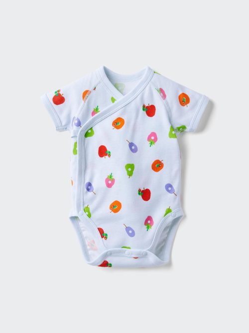 ユニクロ(UNIQLO) 絵本コレクション ボディスーツ はらぺこあおむし 前開き