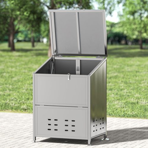 minesto ゴミ箱 ステンレス シングル600