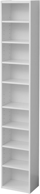 山善(YAMAZEN) 隙間収納 棚が動かせる 本棚 CCDCR-2615