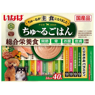 いなば ちゅ～るごはん とりささみバラエティ 40本入り