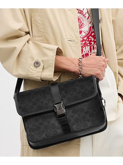 コーチ(COACH) リーグ メッセンジャー バッグ・シグネチャー キャンバス