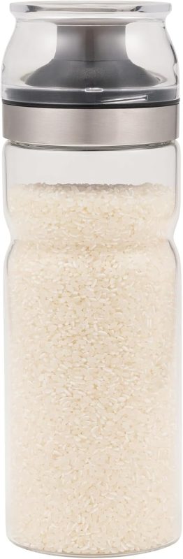 シービージャパン(CB JAPAN) atomico 冷蔵庫に入れられる密閉米びつボトル 1kg